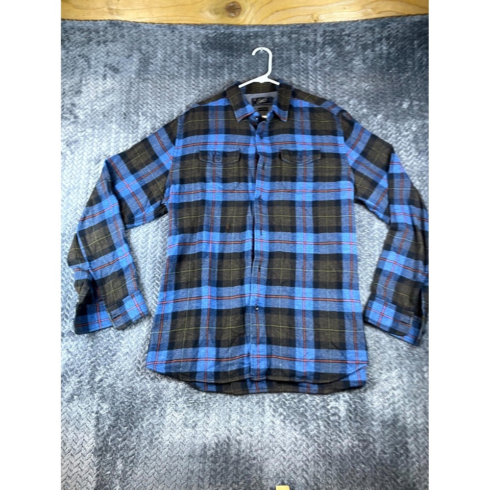 Grayers Clothiers Flannel Shirt Mens Large Multicolor Plaid Cotton Button Up